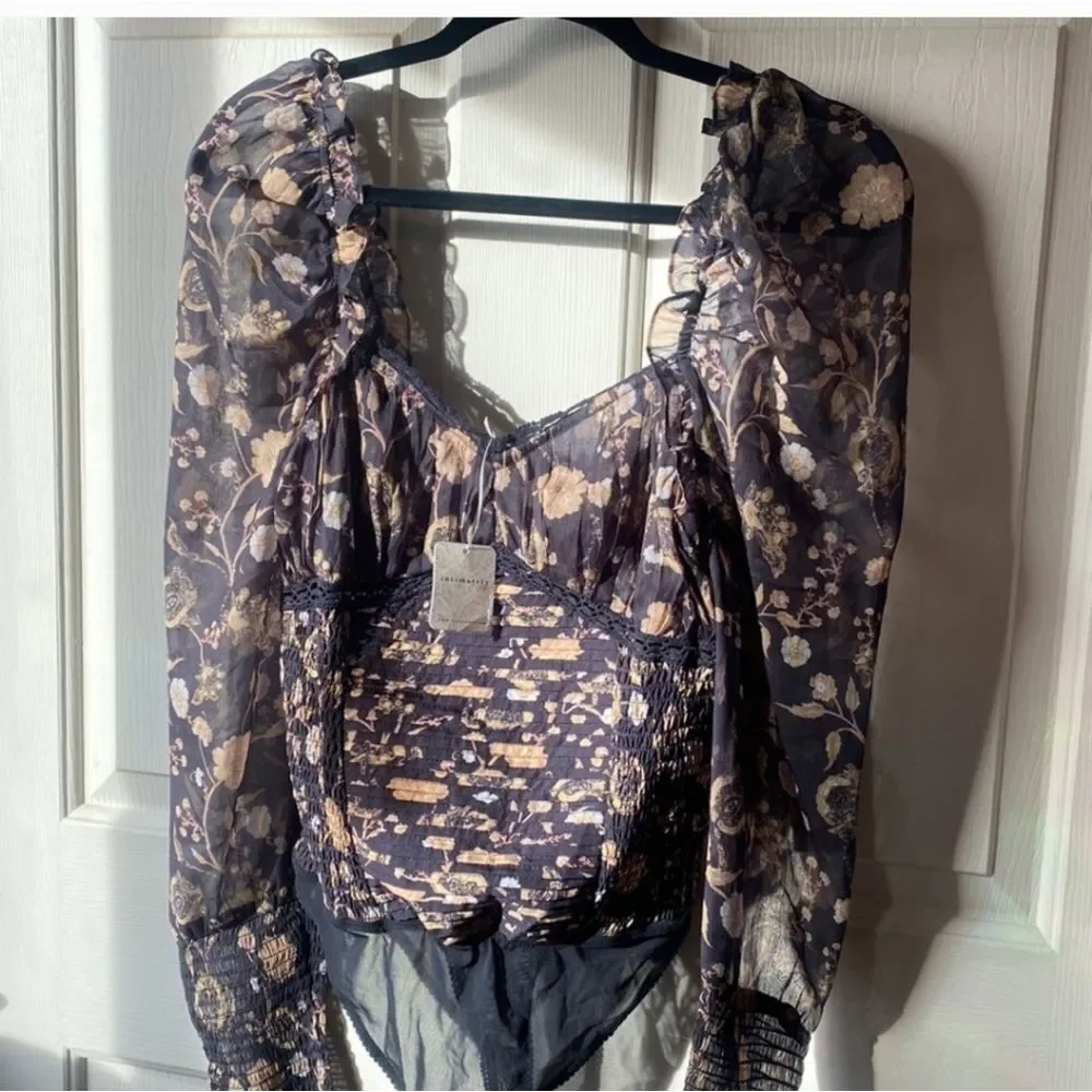 NWT Intimately Free People Brunch Date Bodysuit xs